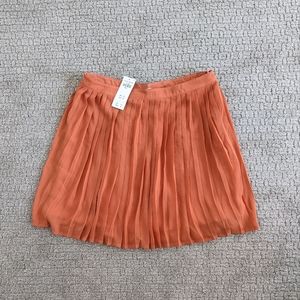 NEW ✨ Abercrombie and Fitch Burnt Orange Pleated Skirt S
